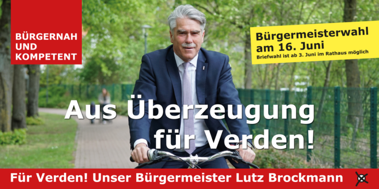 Am 16.6. nochmal für Lutz Brockmann stimmen!