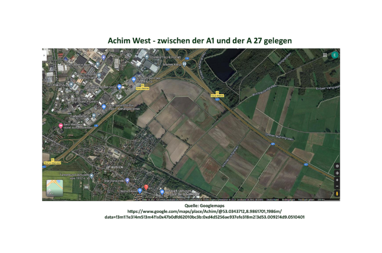 Achim-West: Zu viel Verkehr, zu viel Flächenverbrauch, zu teuer