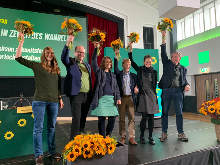 Freude bei den GRÜNEN-Mitgliedern im Landkreis Verden über die Regierungsbeteiligung in Niedersachsen
